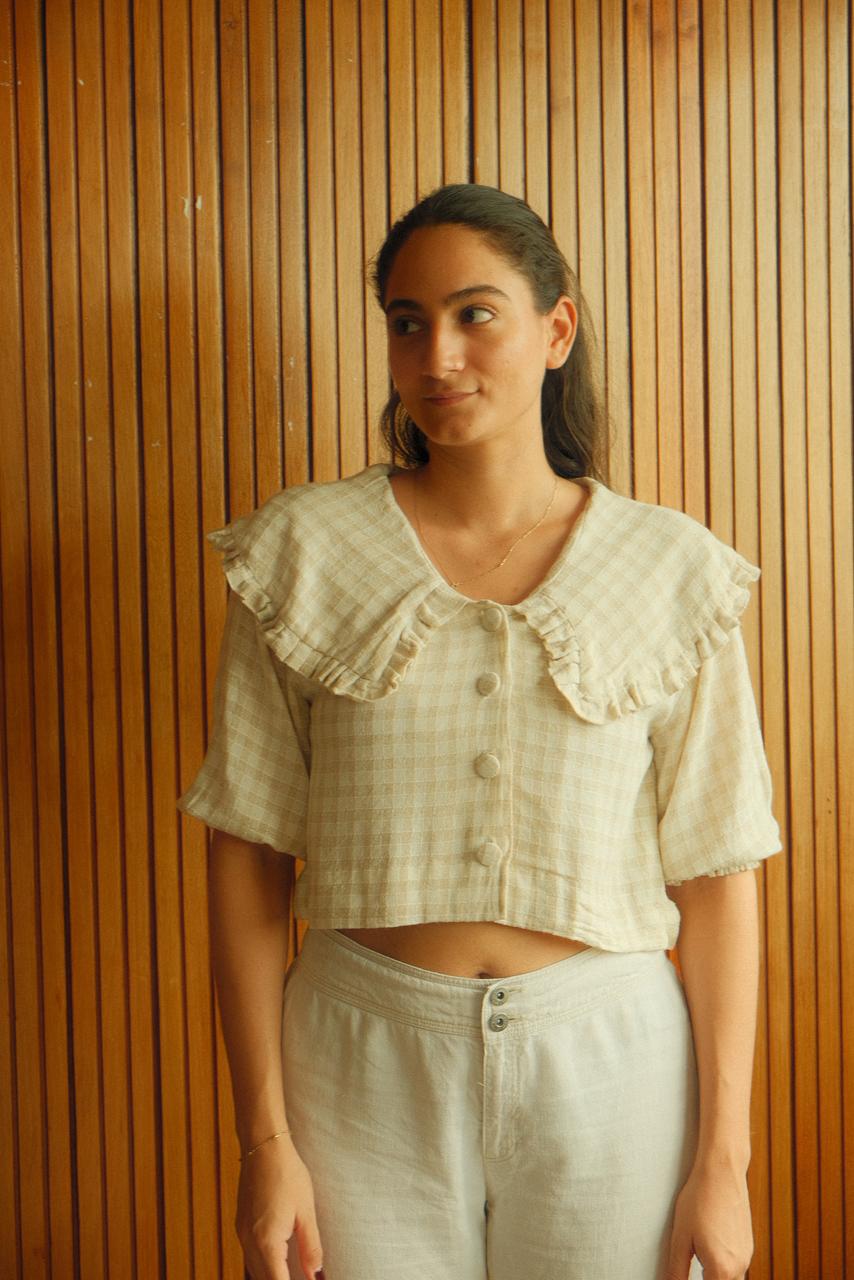 TOP DE LINO S - M