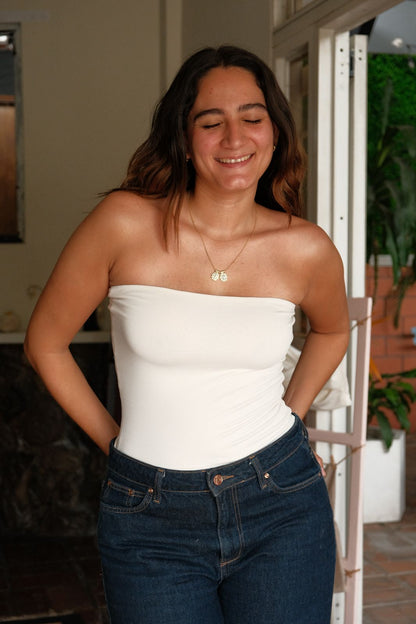 STRAPLESS TOP