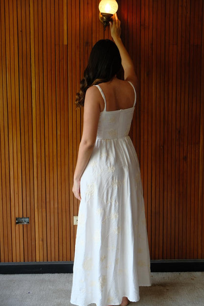 ALEXA DRESS LINO BORDADO TALLA M