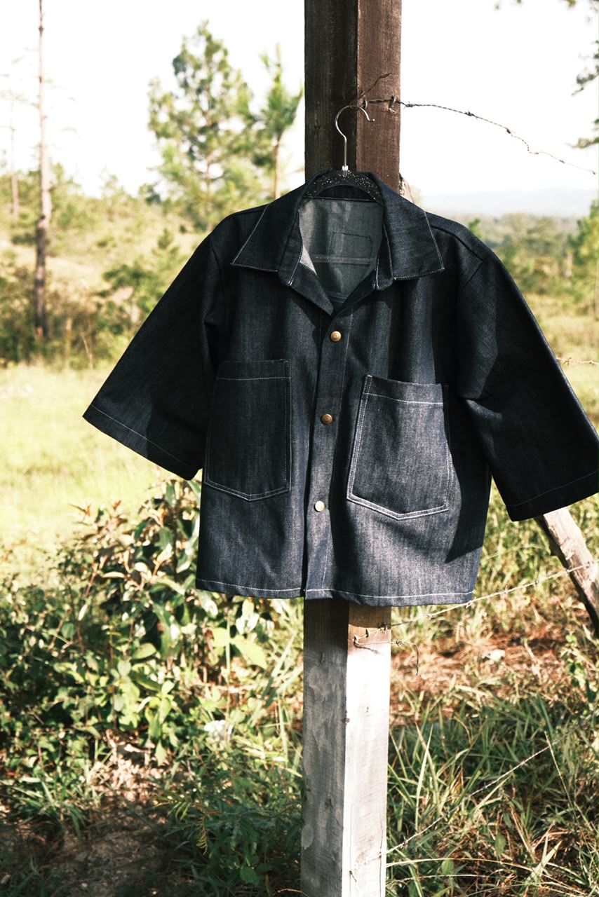 BOXY DENIM SHIRT
