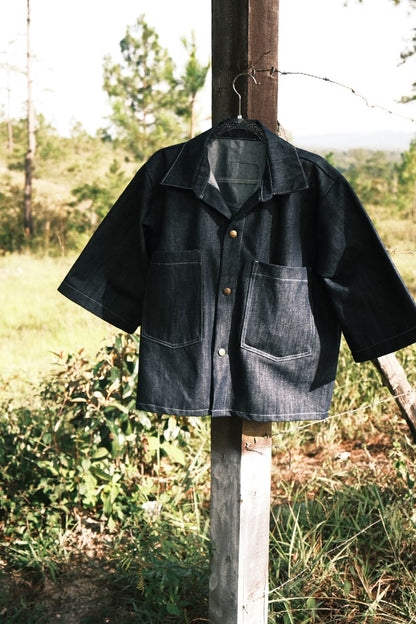 BOXY DENIM SHIRT