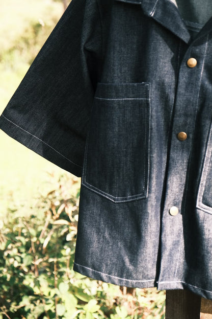 BOXY DENIM SHIRT