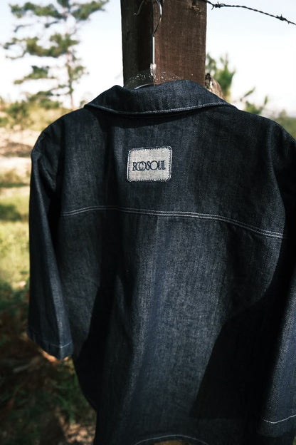 BOXY DENIM SHIRT