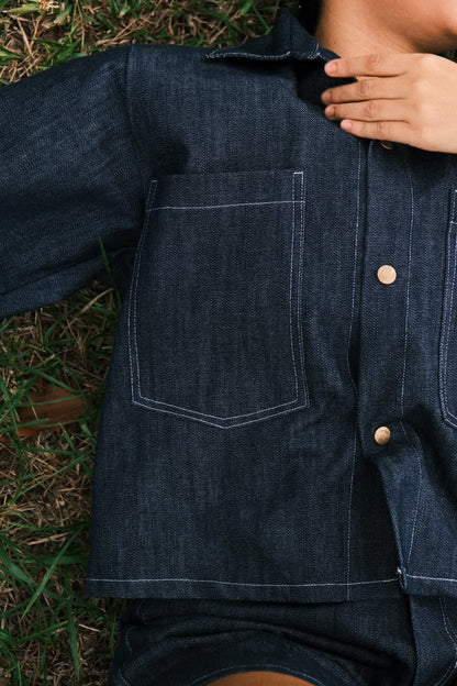 BOXY DENIM SHIRT
