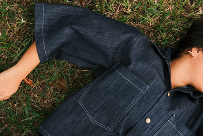 BOXY DENIM SHIRT
