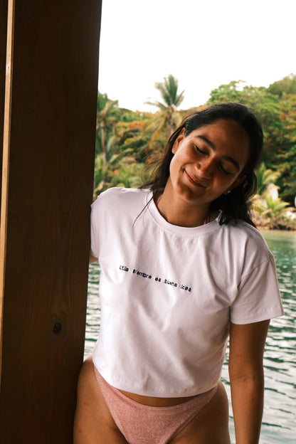 "Utila siempre es buena idea" CROP TOP
