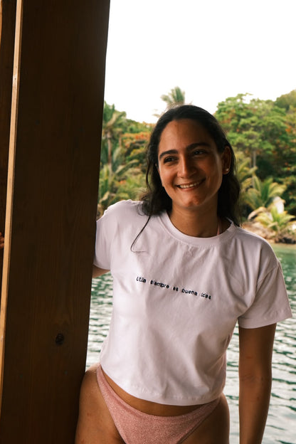 "Utila siempre es buena idea" CROP TOP
