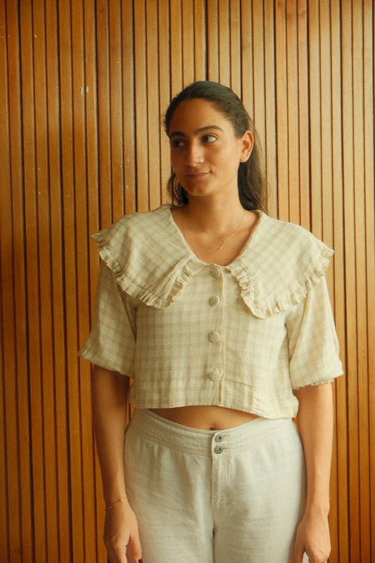 TOP DE LINO S - M
